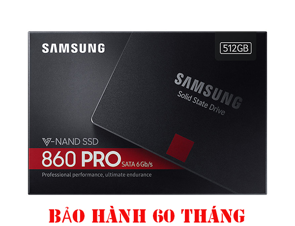 Ổ Cứng SSD 512G Samsung 860 Pro Sata III 6Gb/s MLC (MZ-76P512BW)